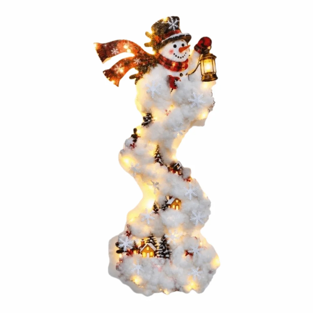 Cascading Glowing Angel Blessing Wall Light Star Durable Christmas Wall Lamp Warm Atmosphere Beautiful and Elegant