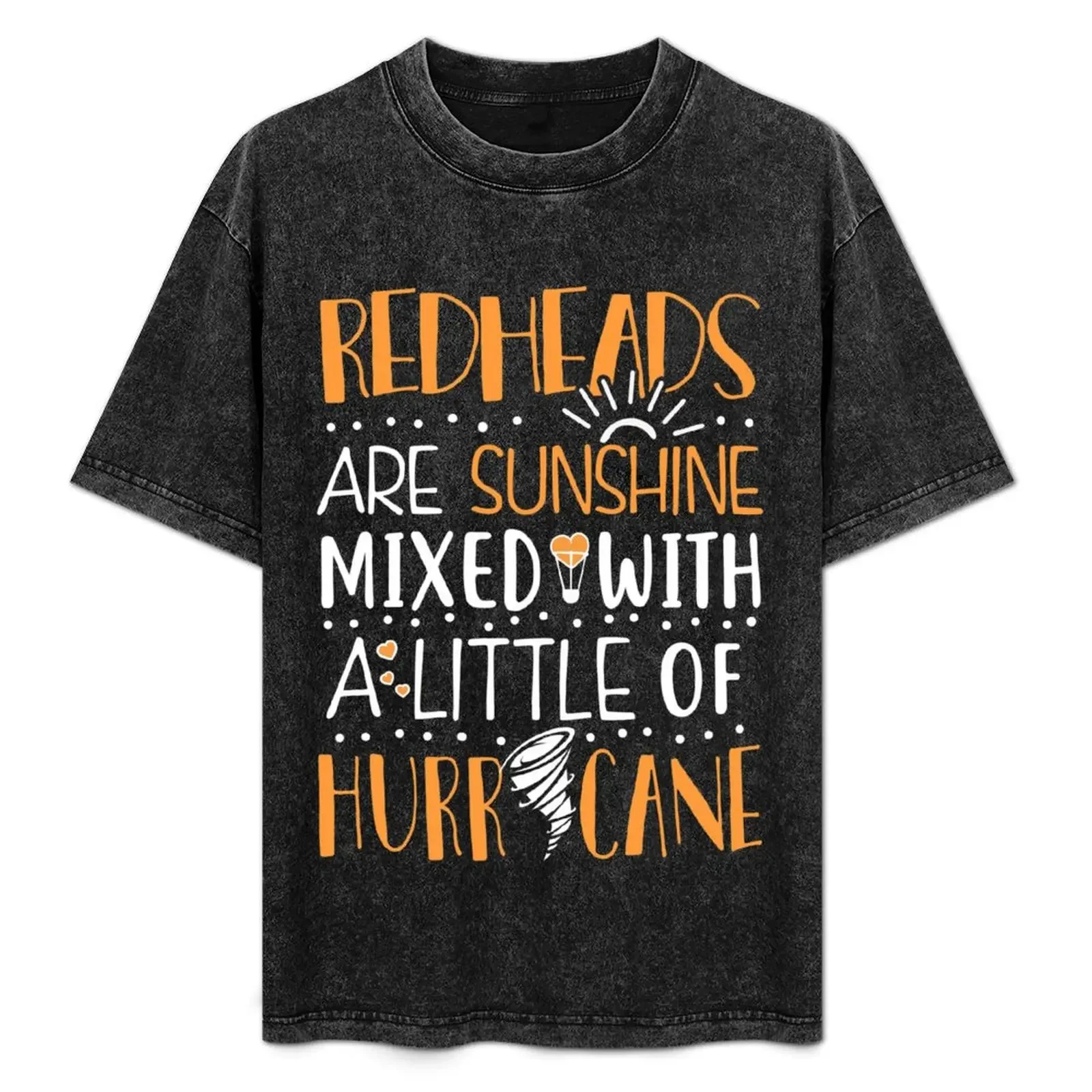 

Redheads Are Sunshine Mixed With a Little Of Hurricane T-Shirt shirts graphic tee summer clothes plus size men clothing
