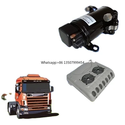 Dc air Conditioning System in Cars With Bldc 48v Compressor for EV RV Aircondition