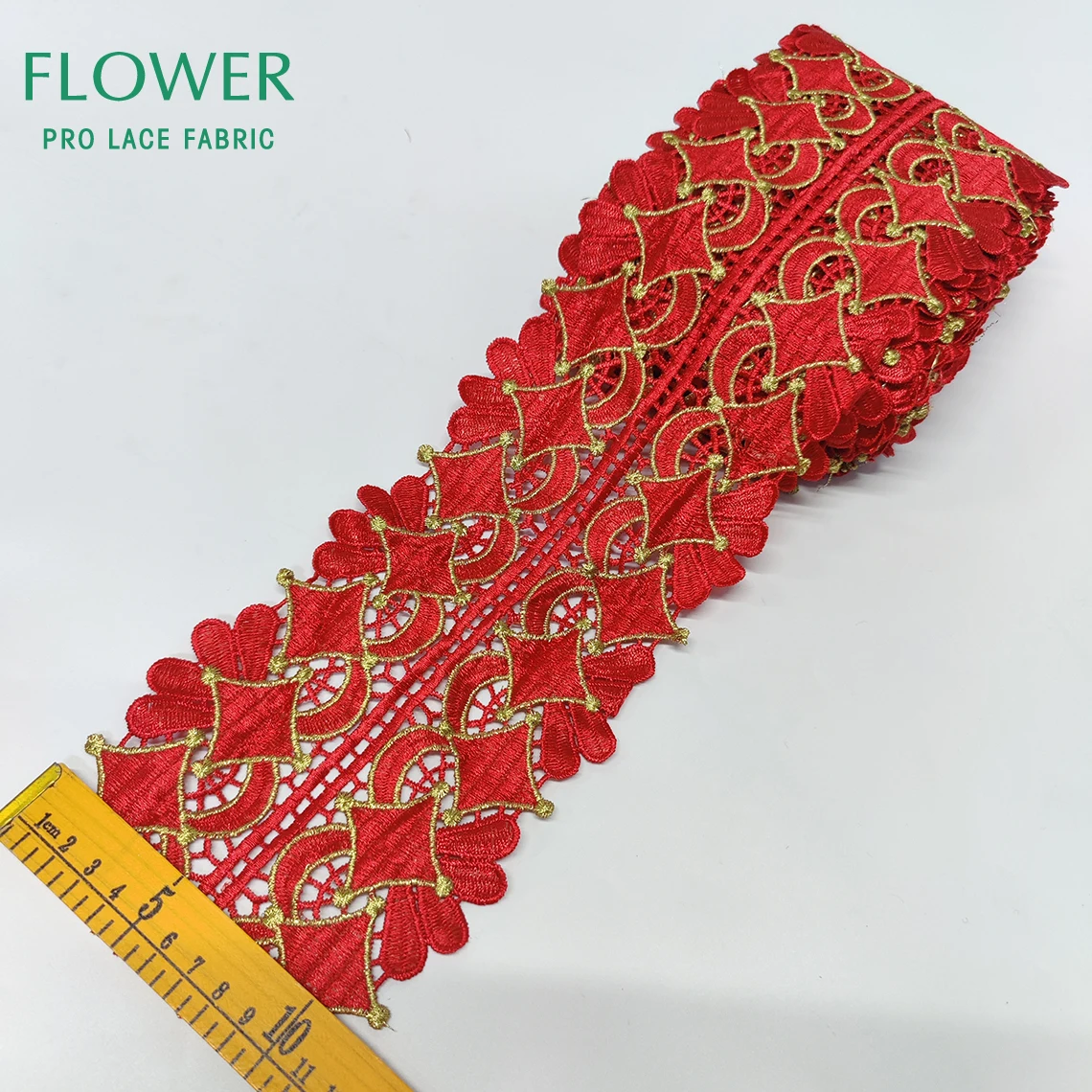 5 Yards Guipure  Ribbon For Crafts For Sewing Clothing Top Quality Wedding Dresses Ribbon Dry Lace Material For African Women
