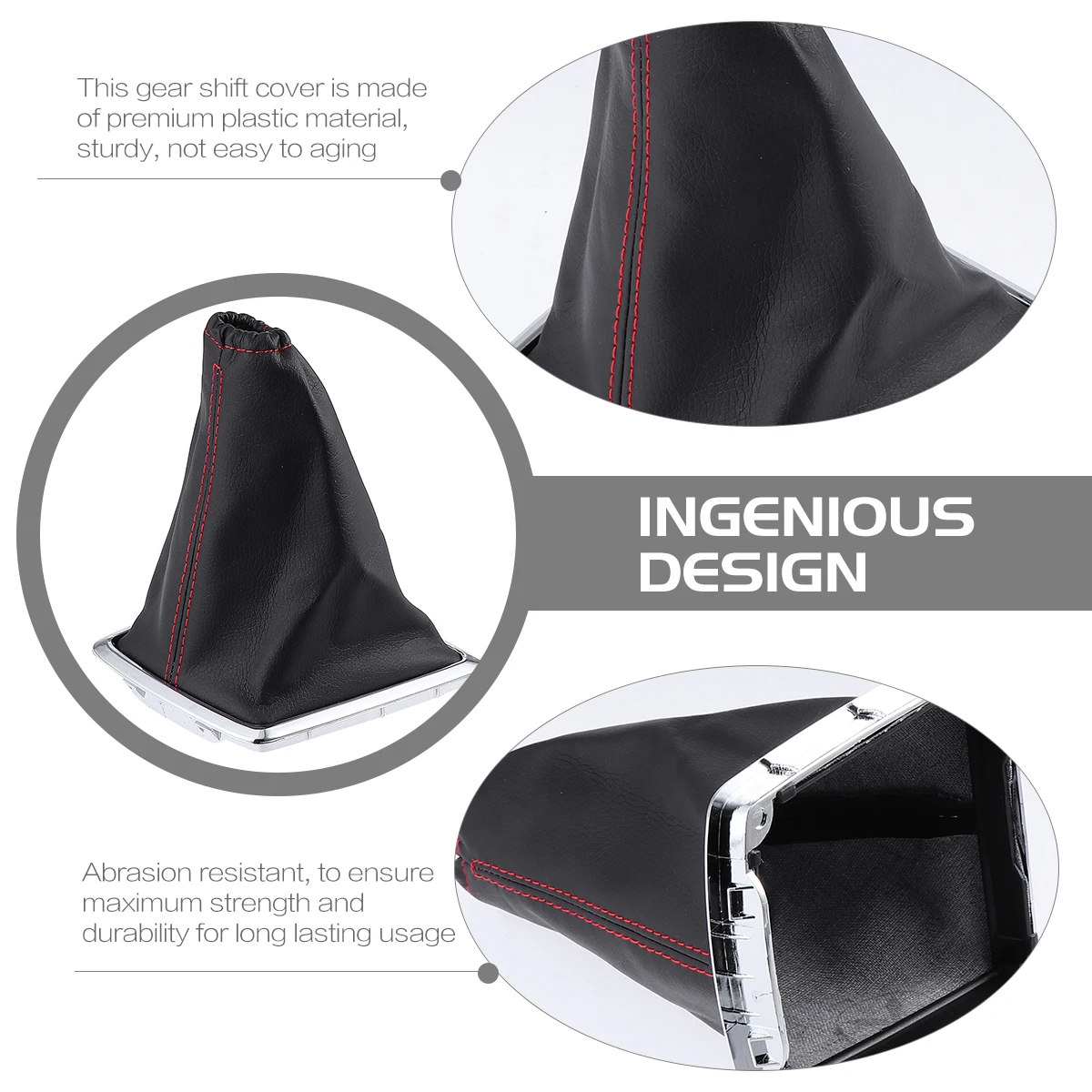 

Premium Durable Plastic Car Gear Shifter Gaiter Cover Replacement Boot For Manual Transmission Sturdy Wear Resistant Universal