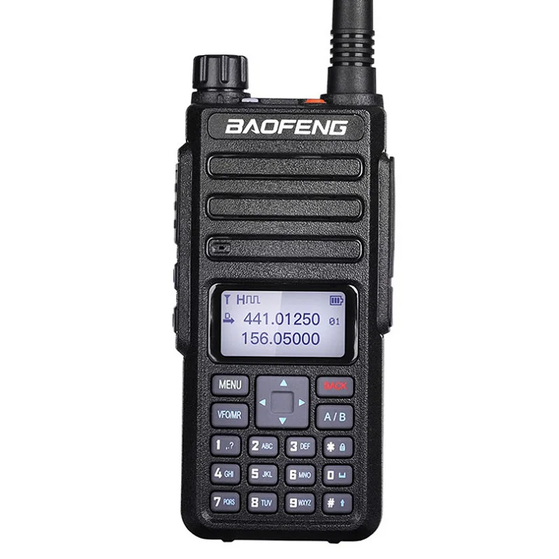 

Baofeng DM-1801 UV Dual Frequency Transmission Ant-fall Anti Pressure Penetration Digital Analog Board Dual Mode Walkie Talkie