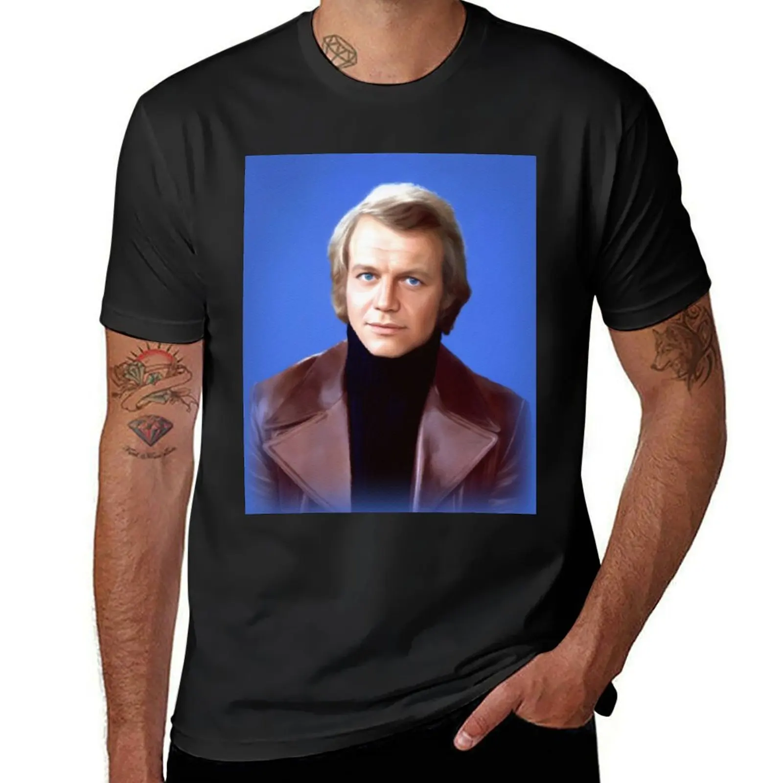 David Soul, Actor and Singer T-Shirt Blouse sublime mens plain t shirts