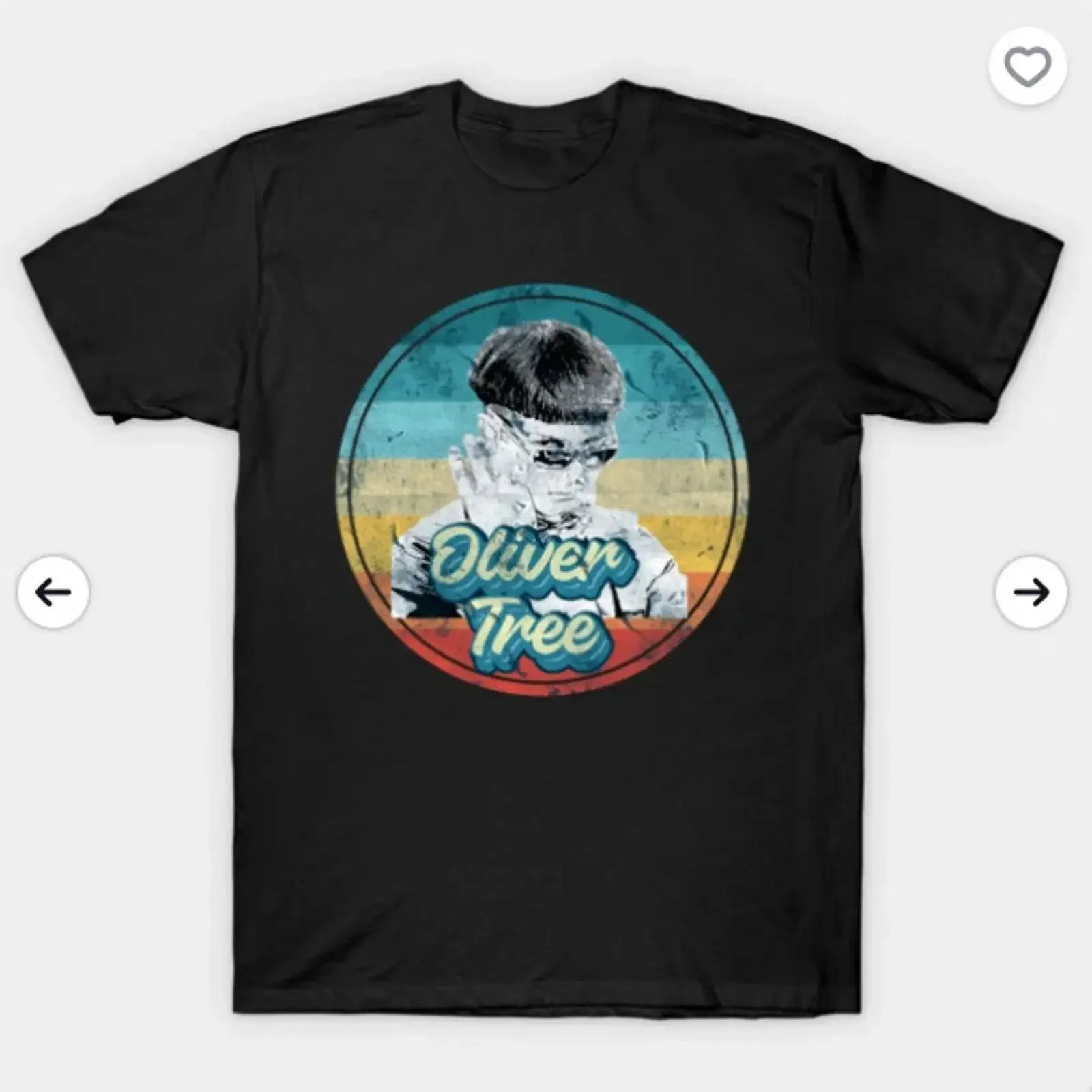 Oliver tree Retro T Shirt All Size BS962 vintage Washed Versatile Stylish Top For Everyday Wear homme Stretched fashion Casual