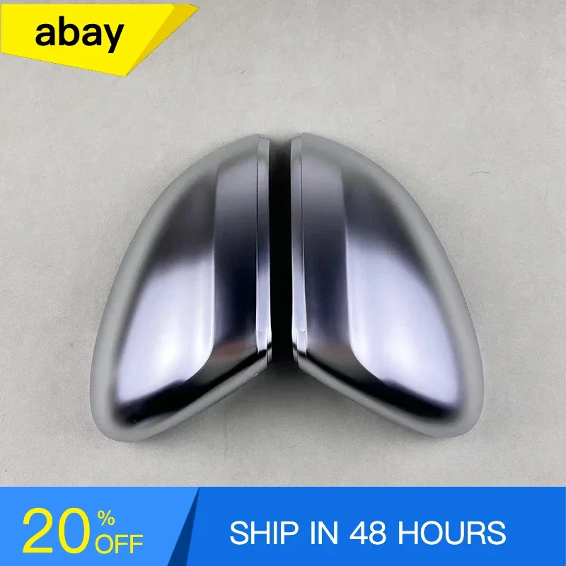 

Matte Chrome Silver Rearview Side Mirror Cap Housing Fit For VW Passat B8 Arteon 2015-2020