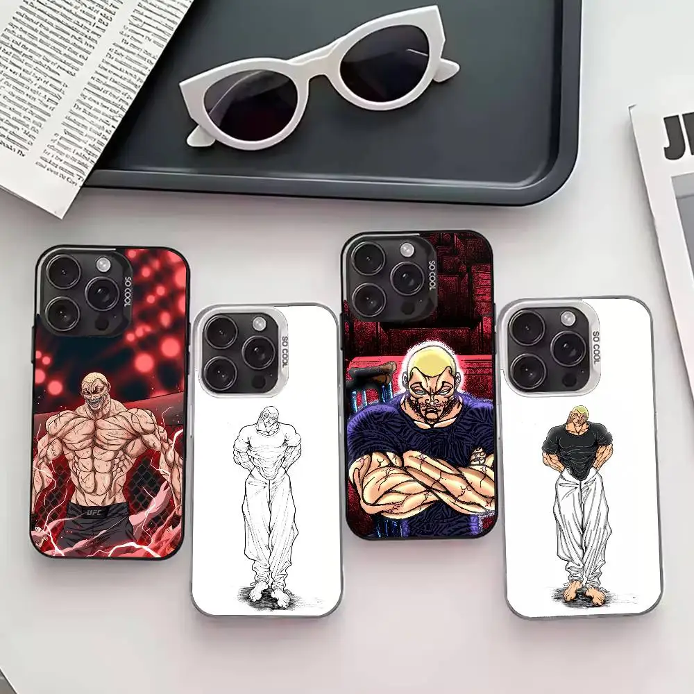 

J-Jack H-Hanma Phone Case For iPhone 17,16,15,14,13,12,11 Plus,Pro Max,XS,Colored silver phone case