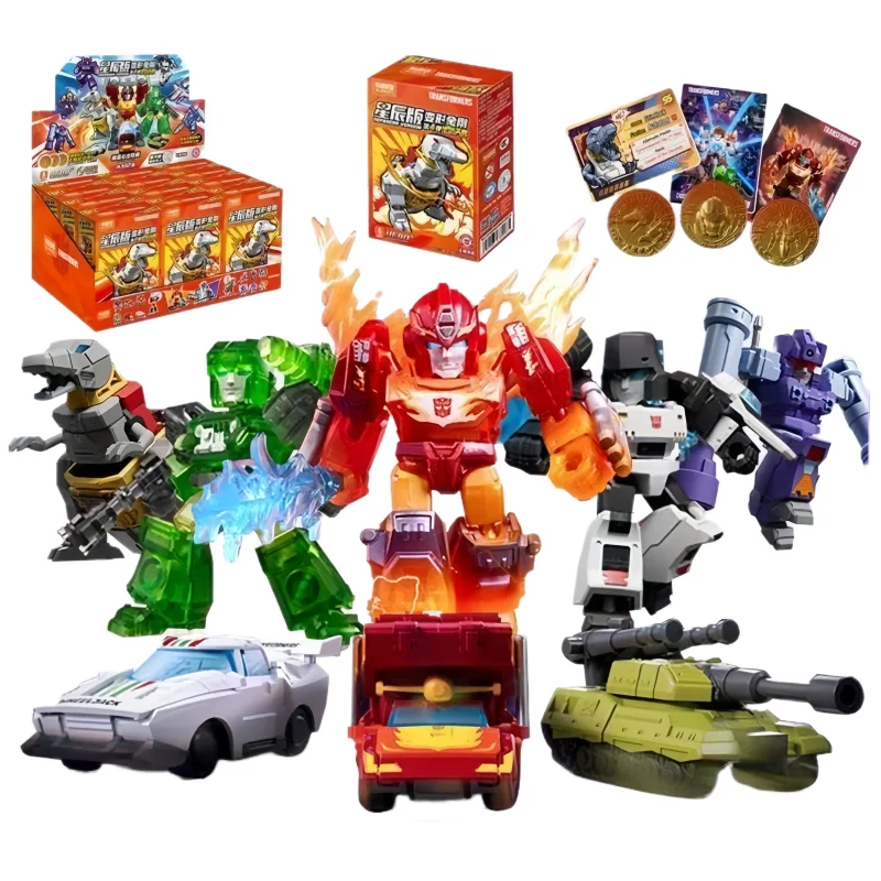 جديد Blokees المدافع الإصدار 4 المحولات بنة أوبتيموس برايم ميجاترون Soundwave عمل الشكل روبوت لعبة المكعبات الهدايا #1