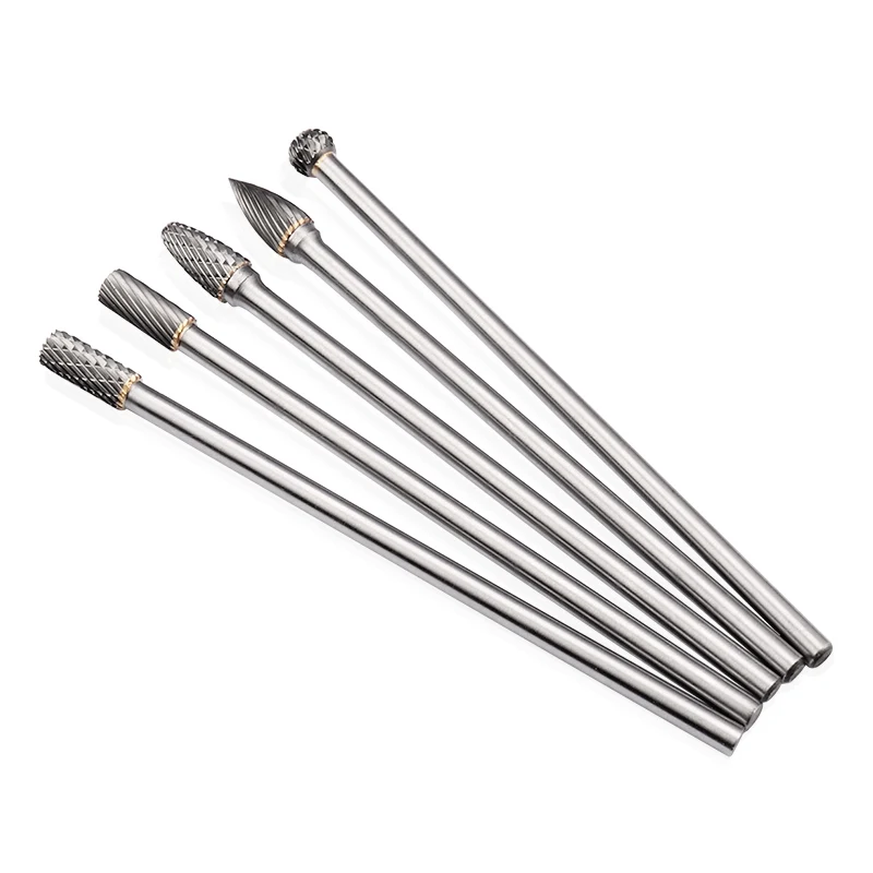 

CX0818M6.35 Carbide Burr 8mm Dia 1/4'' Shank Long Reach Rotary Flie 150mm Double Cut High Efficiency Power Tools