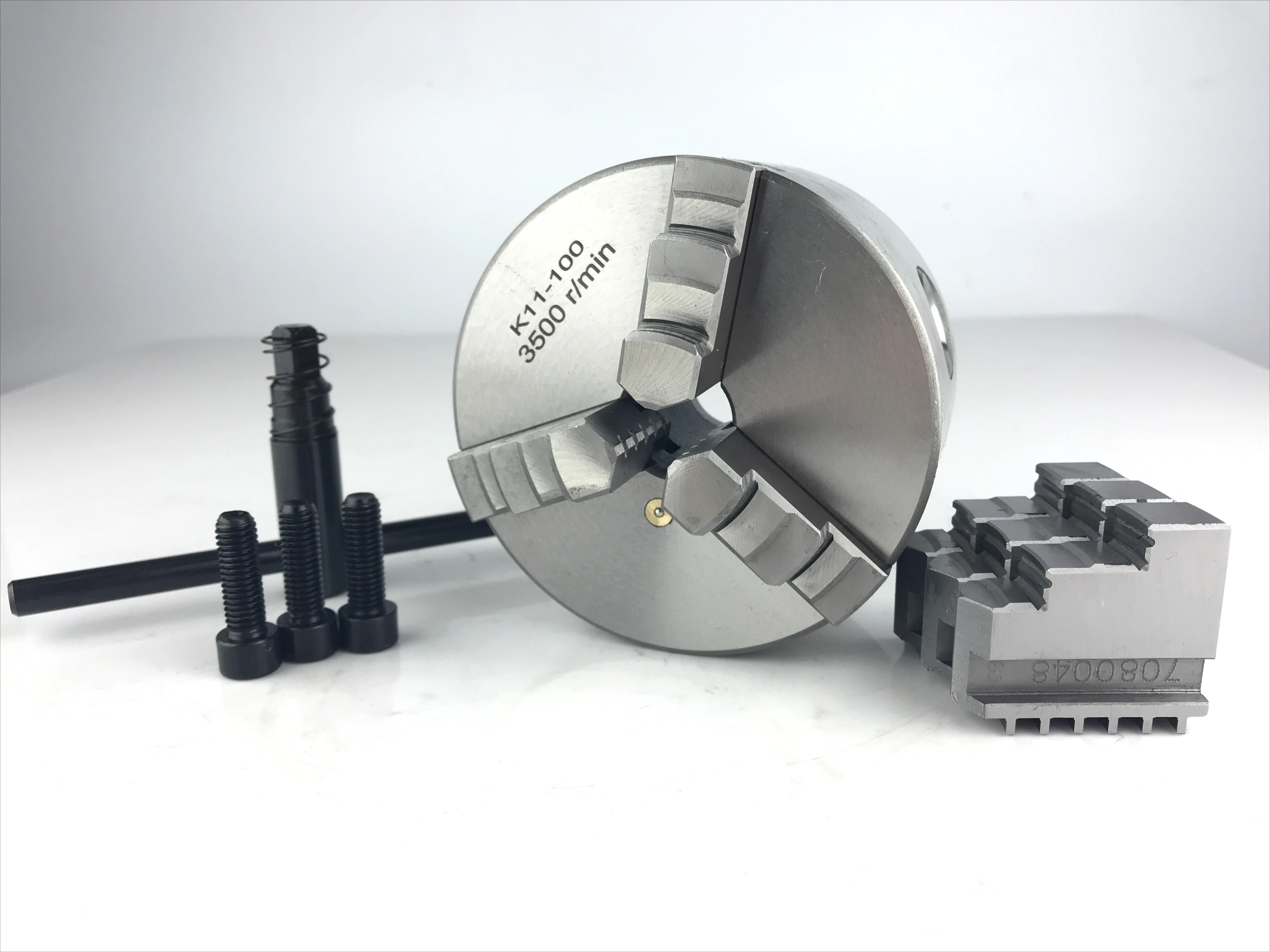 Sanou K11-125 3-Jaw Self-Centering Chuck 5'' Manual for Mini Metal Lathe
