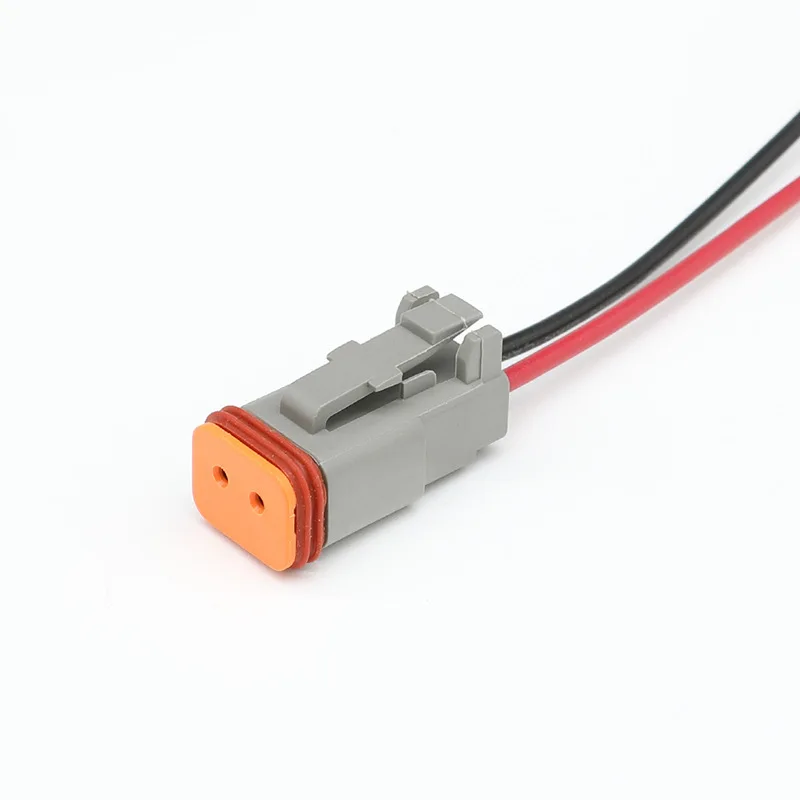 2P 3P 4P 6P 8P 12 حفرة DT موصل مقاوم للمياه 0.75Mm2 20 سنتيمتر سلك تسخير DT06-2S DT04-2P DT06-3S 2 3 4 6 8 12Pin DT06-8S DT04-08