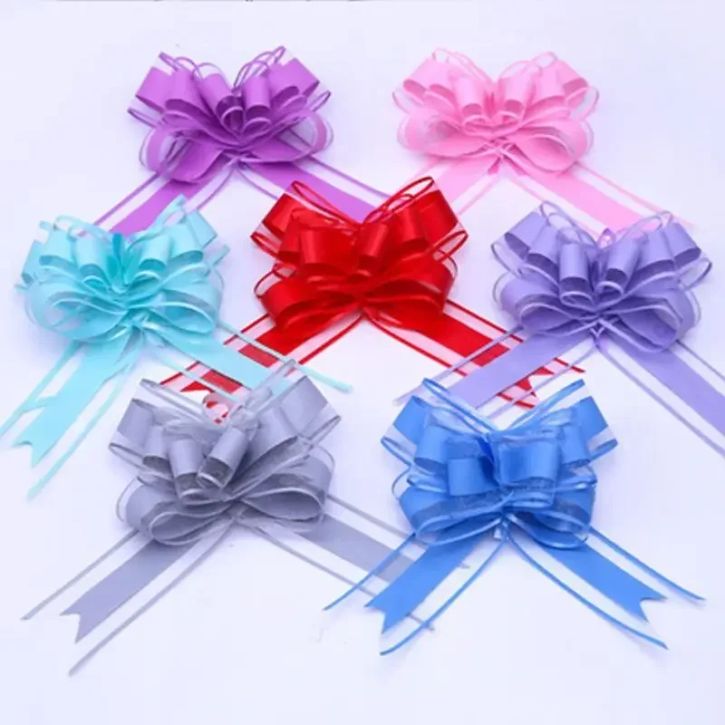 20/10 قطعة هدايا سيارة زهرة الزفاف سحب القوس أشرطة التفاف التعبئة عيد الحب عيد ميلاد الأحداث لوازم الحفلات عيد الميلاد