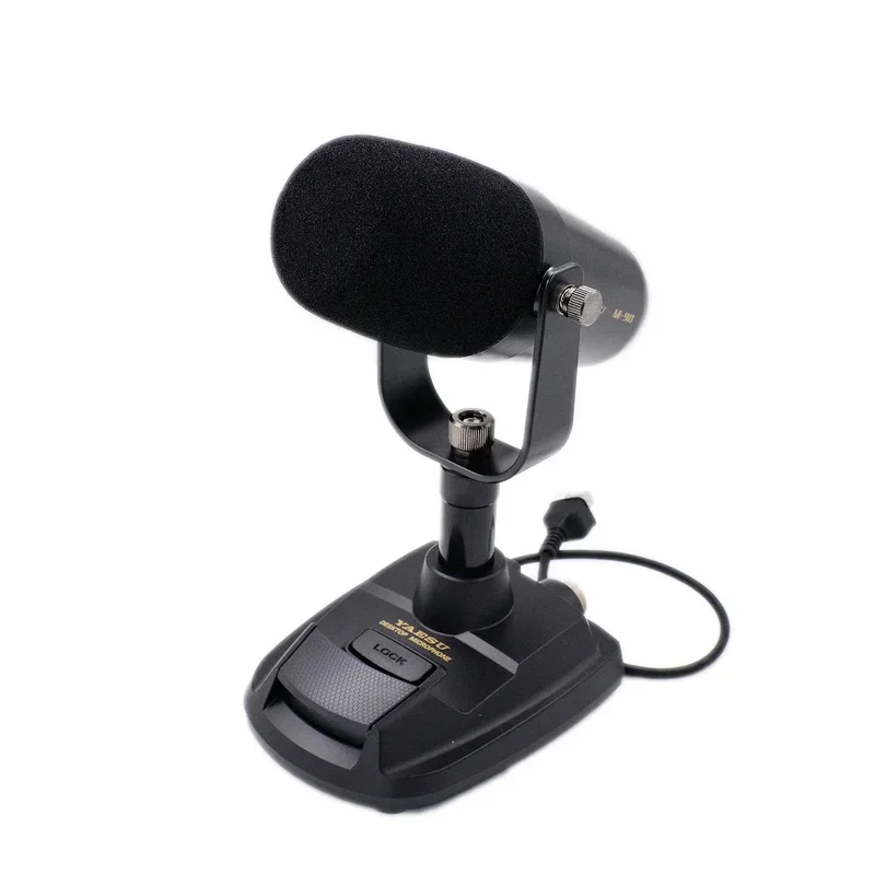 

For YAESU M-90 Desktop Microphone Enhanced Audio Quality Low Cut Filter Modular 8 Pins for FTDX101 DX9000 FT450 Table PTT Mic