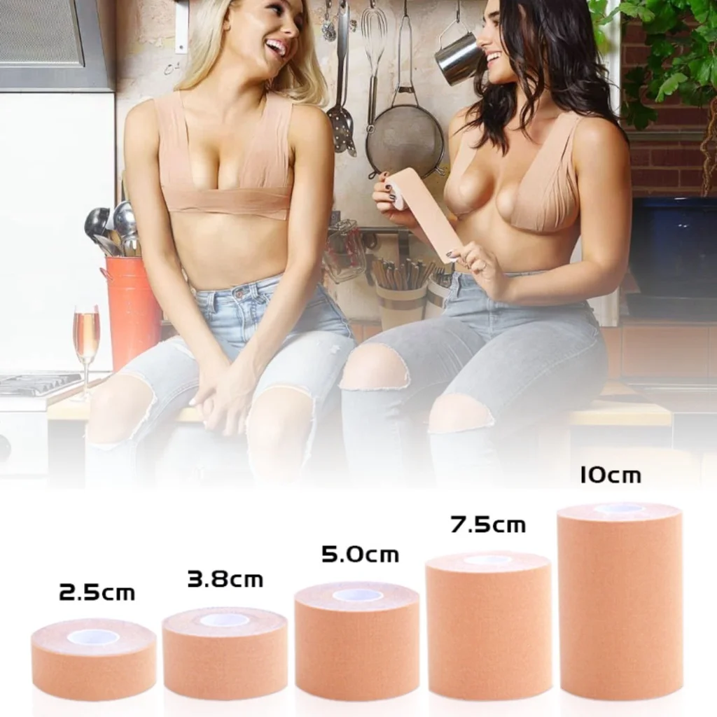 

Women Boob Tape，Breast Nipple Cover，Push Up Bra Nipple Tape，Invisible Lift Tape Adhesive Bras Intimates Sexy Bralette Pasties