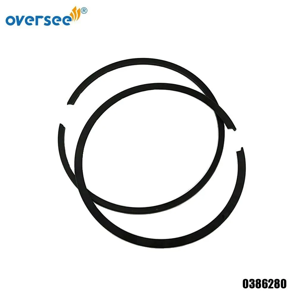 Oversee 0386280 Piston Ring Set O/S 030 For Evinrude & Johnson OMC 9.9 15HP Outboard