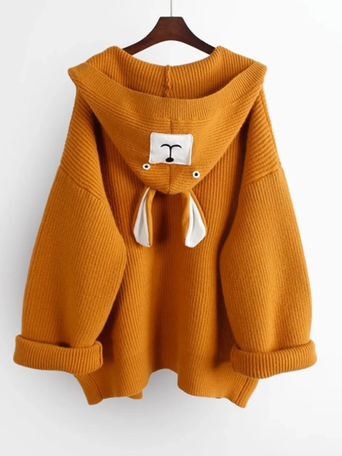 

Вязаный кардиган большого размера для женщин, осенне-зимний, в стиле лоу-эйр, корейская версия, трендовая верхняя одежда 300 Pou