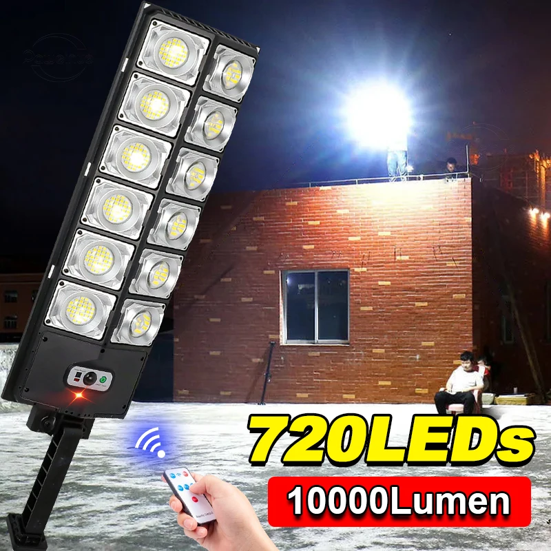 impermeavel controle remoto lampada solar lampadas de rua built in 20400mah bateria 720leds ao ar livre jardim 10000w 01