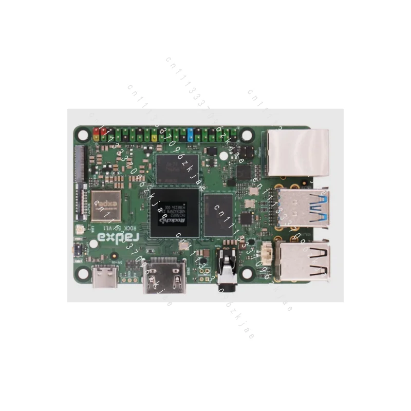ROCK 5C RK3588S2/RK3582 Wifi 6 & BT 5 High-Performance Computing USB Ports, Gigabit Ethernet, Wi-Fi Headphone Jackwith