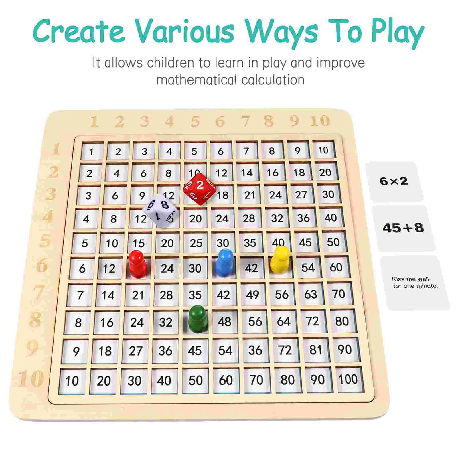 子供のための木製デスクトップインタラクティブゲーム,早期学習玩具,数字の計算,誕生日プレゼント