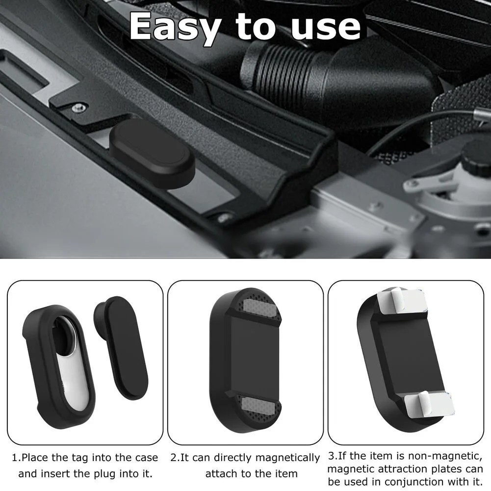 Silicone Cover For Samsung-Galaxy SmartTag2 Anti-loss Device, High-strength Magnetic Suction Waterproof Protective Cover