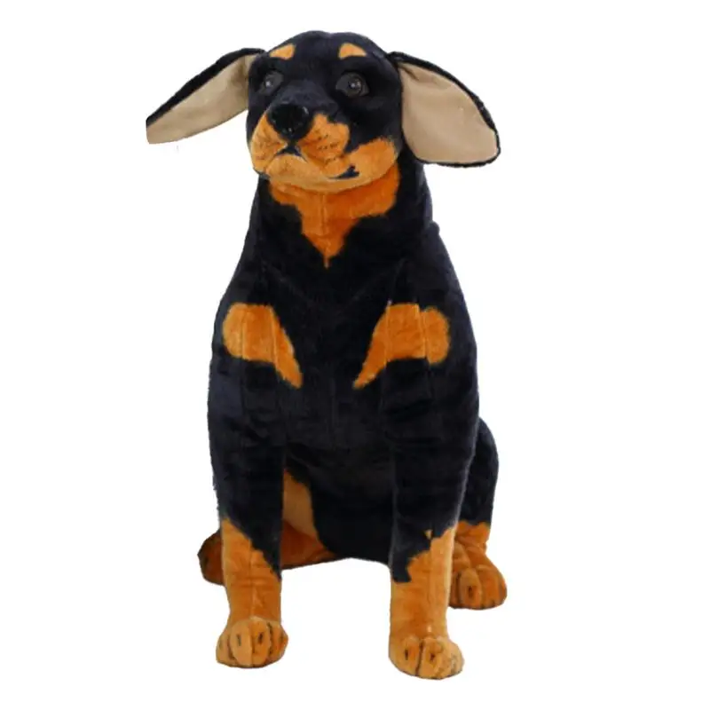 Shepherd Dog Stuffed Animal Soft Toy Stuffed Dog Figure Safe And Soft Large Realistic Dog Doll For Providing A Comfortable Touch