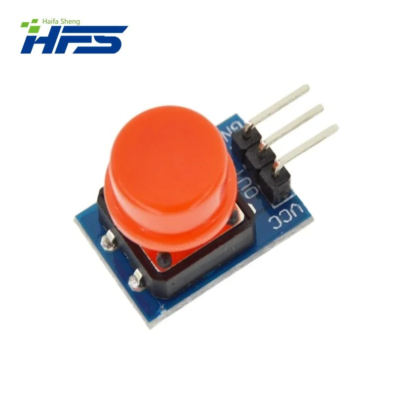 5 Stuks 12X12Mm Grote Sleutelmodule Grote Knop Module Licht Touch Schakelaar Module Met Hoed Hoog Niveau Output Voor Arduino