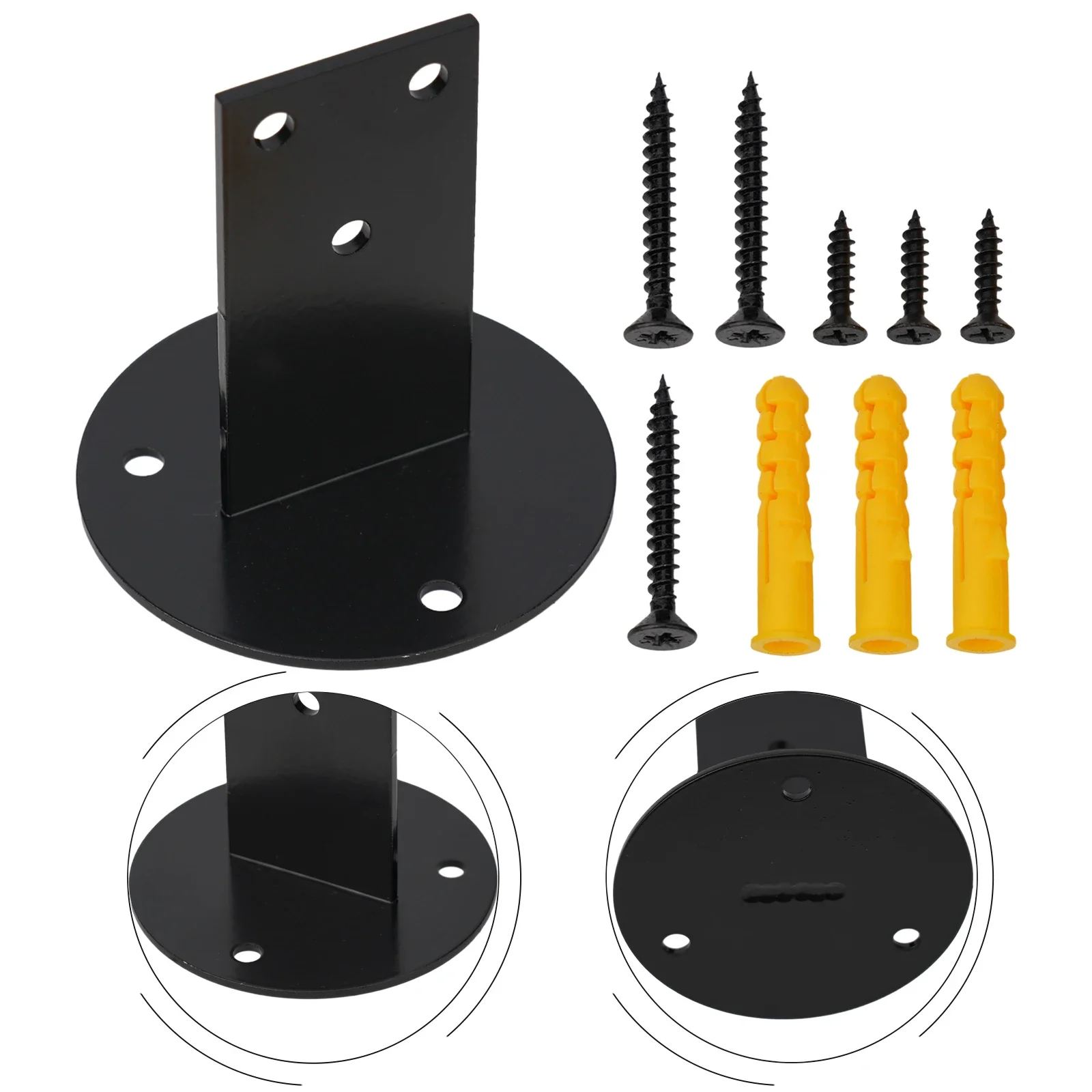 الدرابزين Mopstick درابزين قوس الصور تظهر سطوع الصنوبر الأسود لشاشةك انحراف القياس اليدوي الطفيف #2