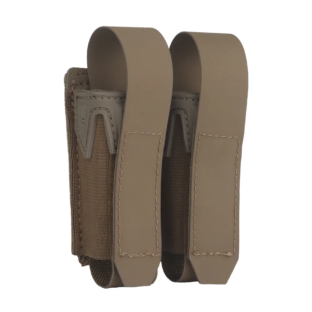 NONE K Type 9MM Tactical Double Magazine Pouch Black 4