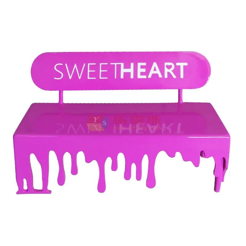 

Creative fiberglass ice cream leisure stool shopping mall seat