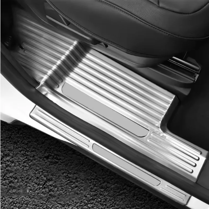 

For Ford Explorer U625 2020 -2022 Stainless Door Sill Scuff Plate Pedal Entry Guard Protector Stickers Trim Car Styling