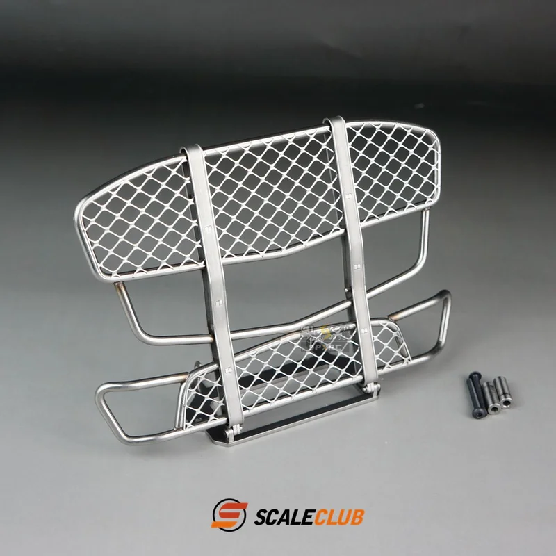 Scaleclub modelo 1/14 para benz actros cabeça de arrasto metal anti-colisão cerca animal caneta bullpen para tamiya lesu rc caminhão reboque