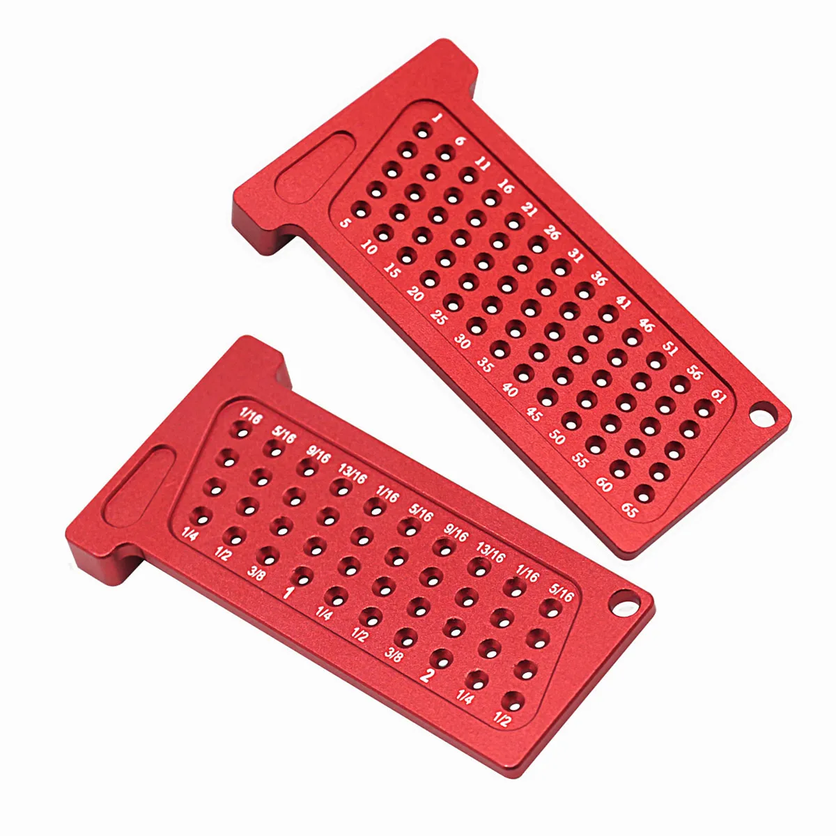 Woodworking Pocket Cross Calibration Marking Gauge, Aluminum T-Square Ruler Precision Hole Scribe for DIY Line Layout Measuring