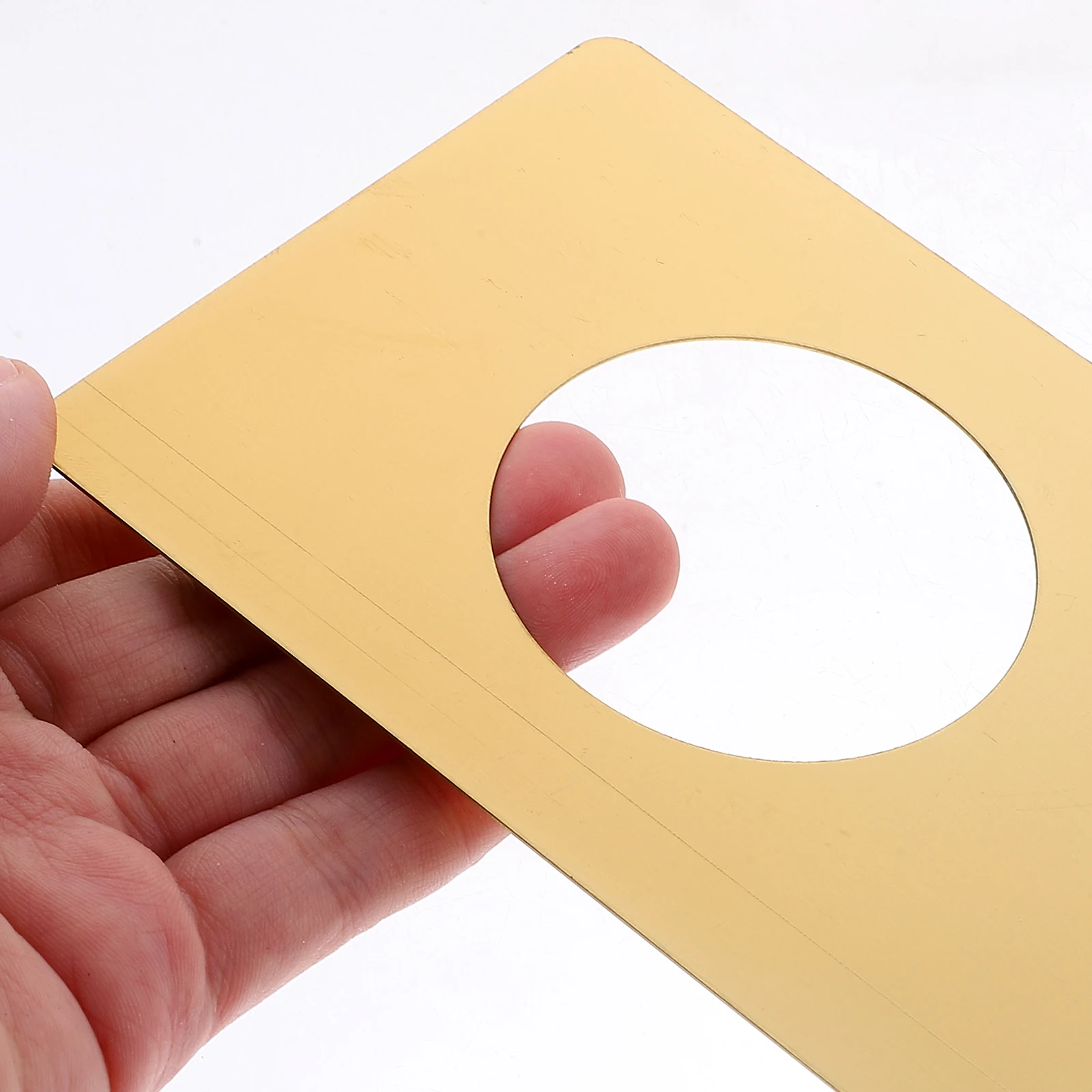 

Repair Film Deadbolt Cover Car Door Handle Reinforcement Plate Blank Hole Fixing