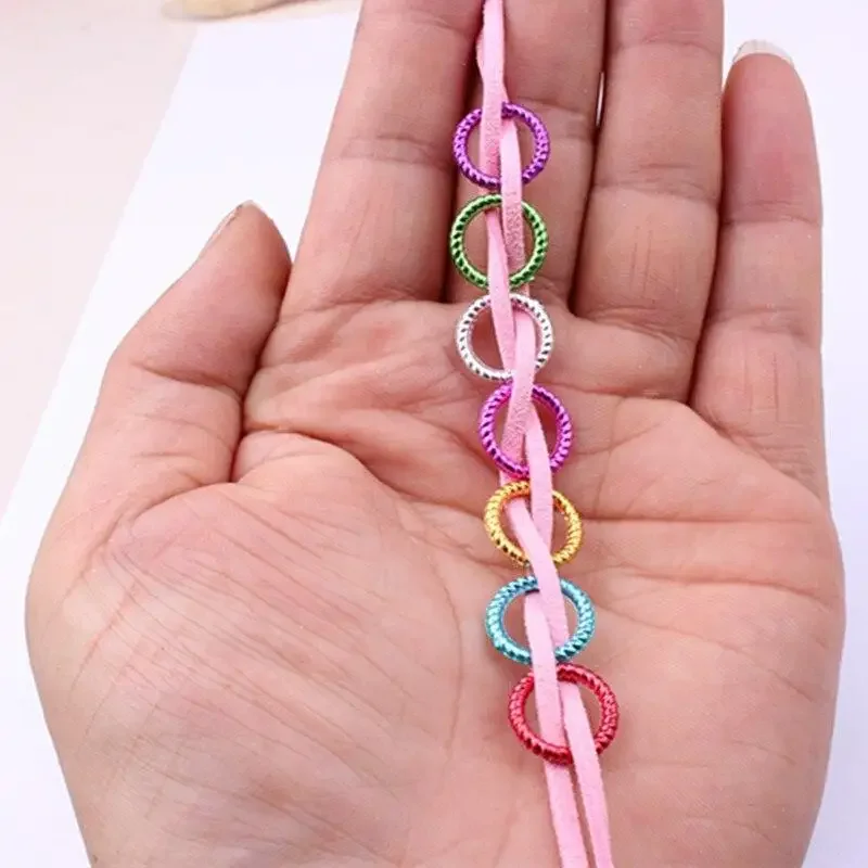 50pcs/set Long Hair Braid Beads Hair Clip Braids Colorful Dreadlock Ring Beads Hair Braider Styling Tool Hairs Accessories