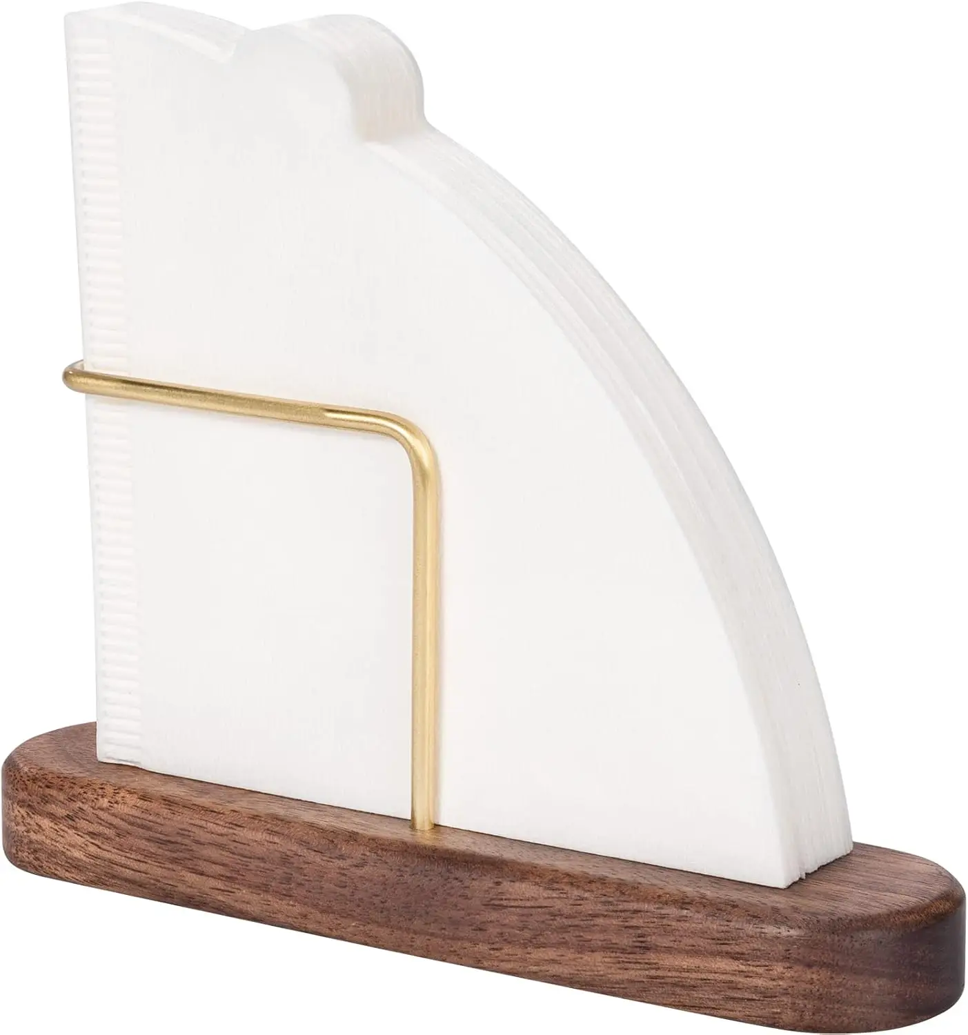 מחזיק מסנן קפה קונוס, מעמד לאחסון מסנן קפה, תוכן מסנן קפה עבור מסנני קפה נייר V60 גודל 01 ו-02