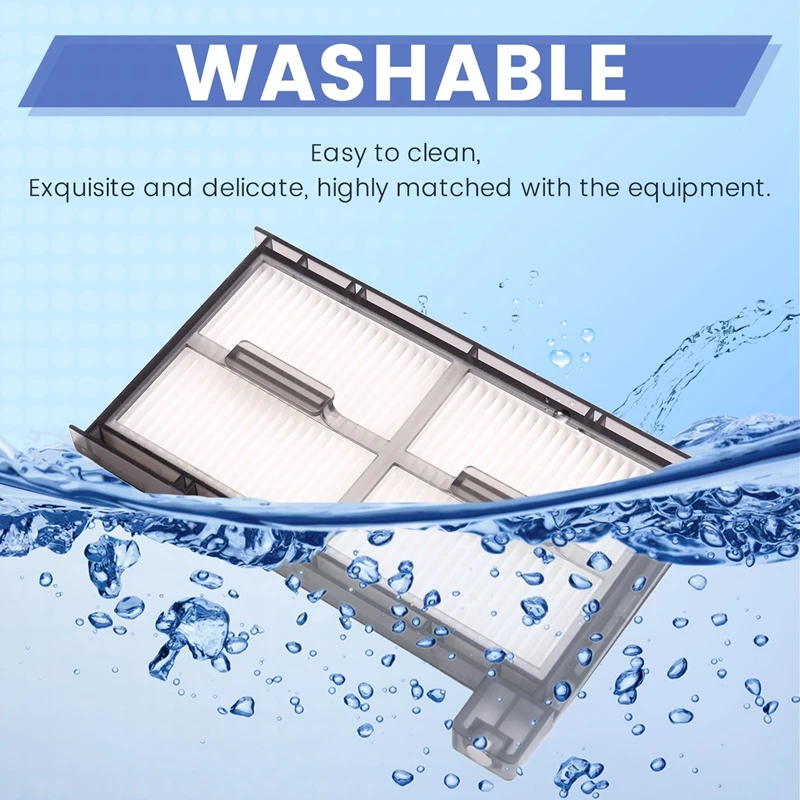 Запасные части для робота Eufy X8 Pro, основная роликовая щетка, фильтр Hepa, накладка для швабры, тканевый мешок для пыли, аксессуары