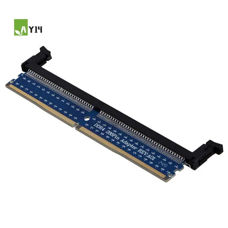 AY14 -DDR4 288Pin DIMM Adapter Riser Memory Tester Memory Protection Card Card Circuit Expansion Board Raiser Card