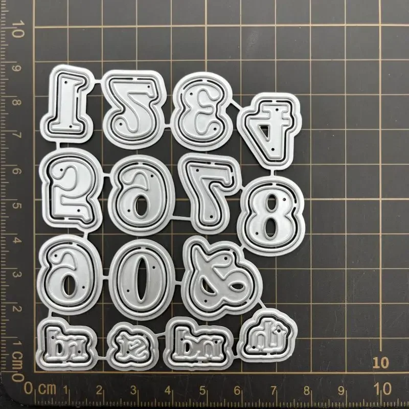4 kinds Numeric Alphabet Metal Cutting Dies Stencils For DIY Scrapbooking Decorative Embossing Handcraft Die CutsTemplate