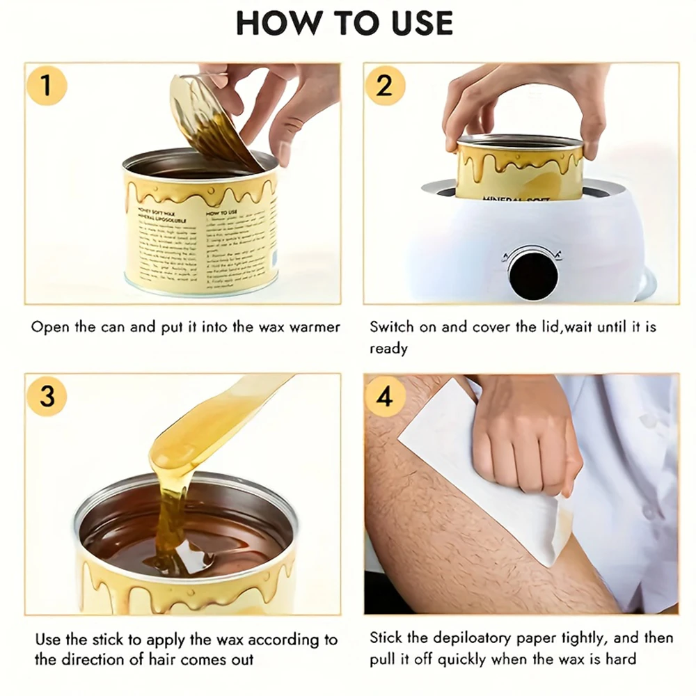 Рисунок 2 - 450 г медовый воск для депиляции для удаления волос