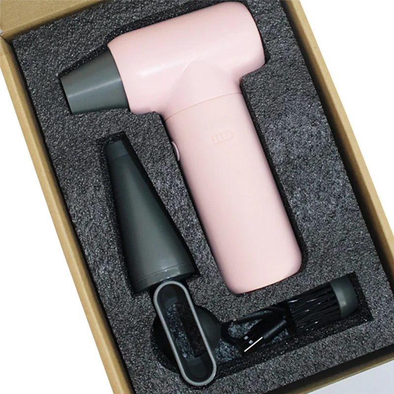 مروحة AA77 صغيرة الحجم توربينية عنيفة 110000 دورة في الدقيقة عالية السرعة عالية الأداء منفاخ خارجي لتنظيف السيارة #6