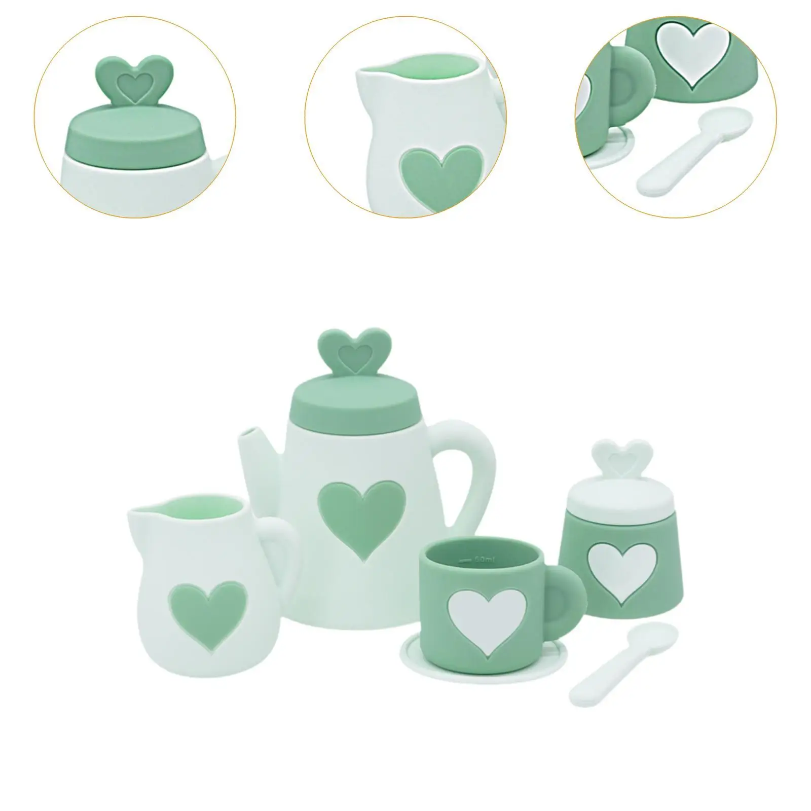 子供向けティーパーティーセット,ロールプレイングゲーム,キッチン食器,子供向けおもちゃ