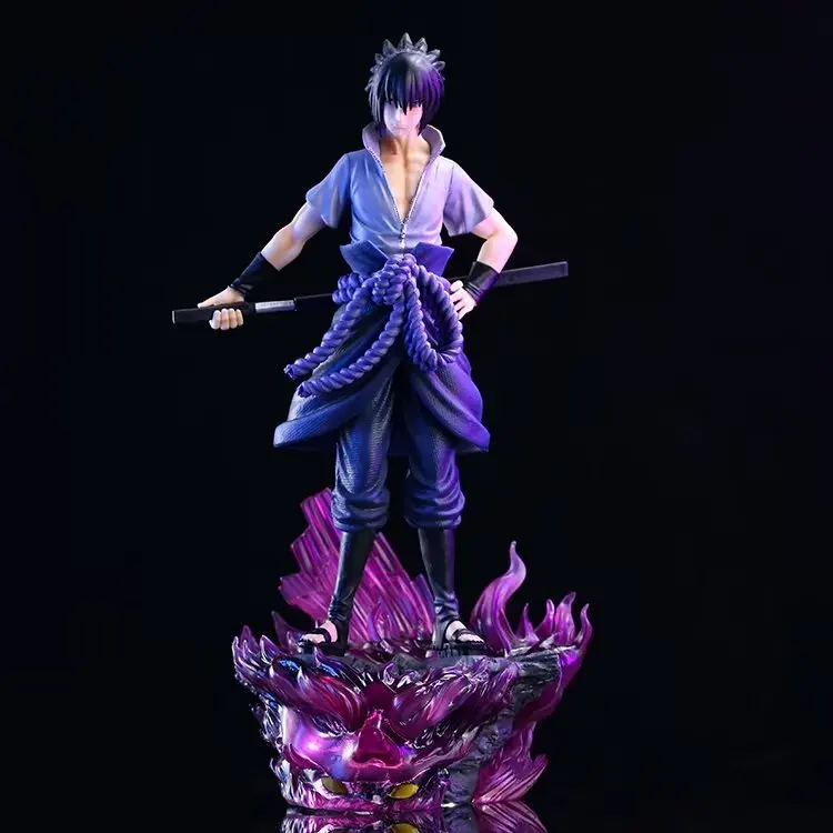 MegaHouse Naruto Figure Uchiha Sasuke Japanese Anime PVC Action Figure Toy Naruto Uchiha Sasuke Statue Collectible Model Doll