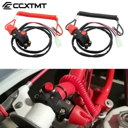 Motorcycle ATV Engine Kill Stop Switch Boat Outboard Engine Motor Kill Stop Switch Safety Lanyard For KTM Honda Yamaha Kawasaki