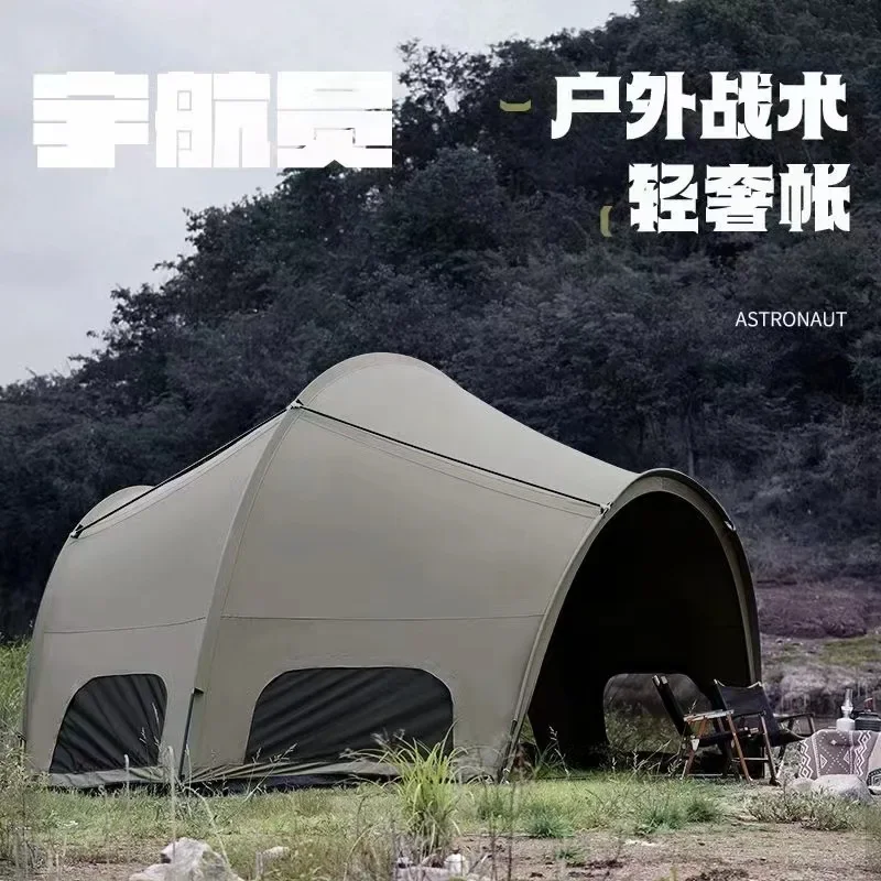 Outdoor Portable Tent Camping Picnic Rainproof Shading Military Tactical Wind Hemispherical Shelter Tent