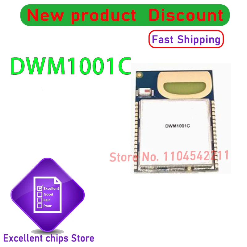 100% NEW DWM1001C DWM1001 positioning module 1PCS/LOT