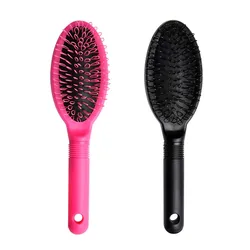 Cepillo para peluca con bucle, cepillo para extensión de cabello, piezas de cabello, peluquín, cepillo para tejer para cepillar, estilismo, desenredante, cepillo para peluca de pelo sintético