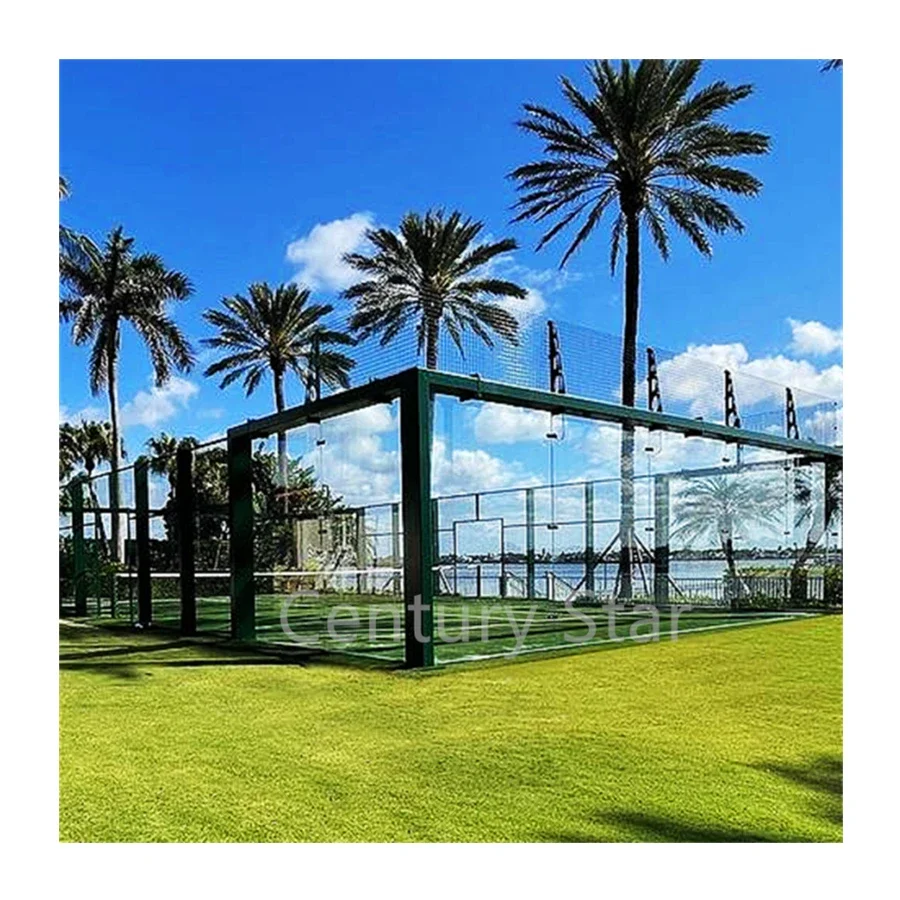 Prezzo di fabbrica originale paddle court paddle tennis Vendita calda Padel court panoramico completo Fornitore cinese