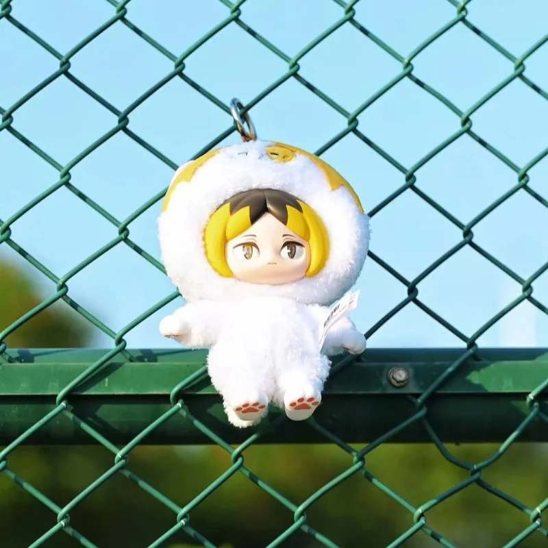 Vente chaude véritable jeunesse poubelle décharge bataille série vinyle peluche Hinata Shoyo peluche sac à dos pendentif pour offrir comme cadeau à un ami