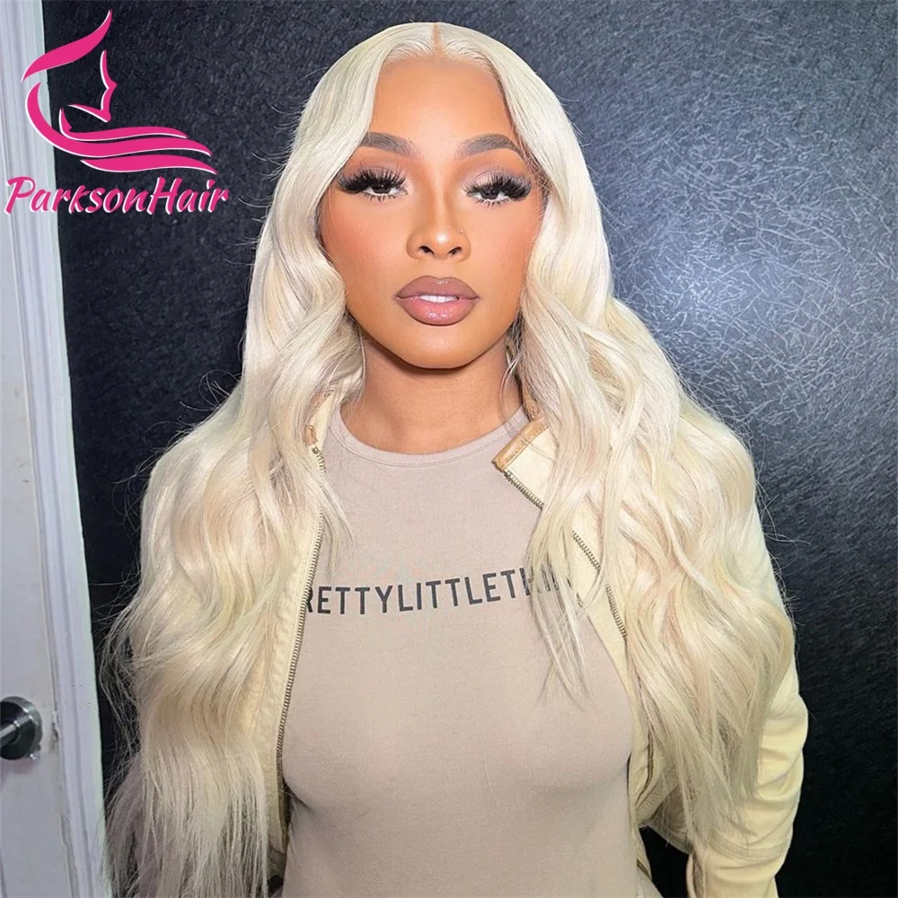 الجسم موجة 13X6 البلاتين الدانتيل الجبهة الباروكات 100% شعر الإنسان الرماد شقراء الملونة خصلات الشعر المستعار الإنسان # 60 باروكة بدانتيل أمامي للنساء 250%