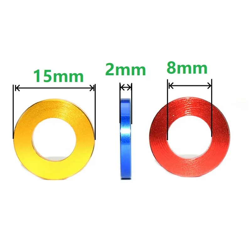 Bike V Brake C Caliper Brake Bolt Installation Gasket 8mm M8 Aluminum Alloy Washer MTB Road Folding Bicycle Brake Gasket