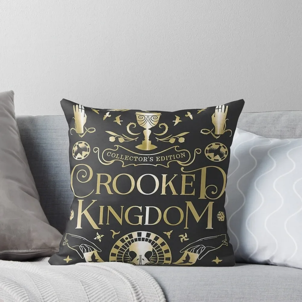 Crooked Kingdom Collector's Edition GrishaVerse Cover Throw Pillow Sofa Cover pillow